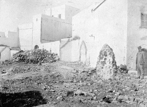 Ruines d'habitations d'israélites
